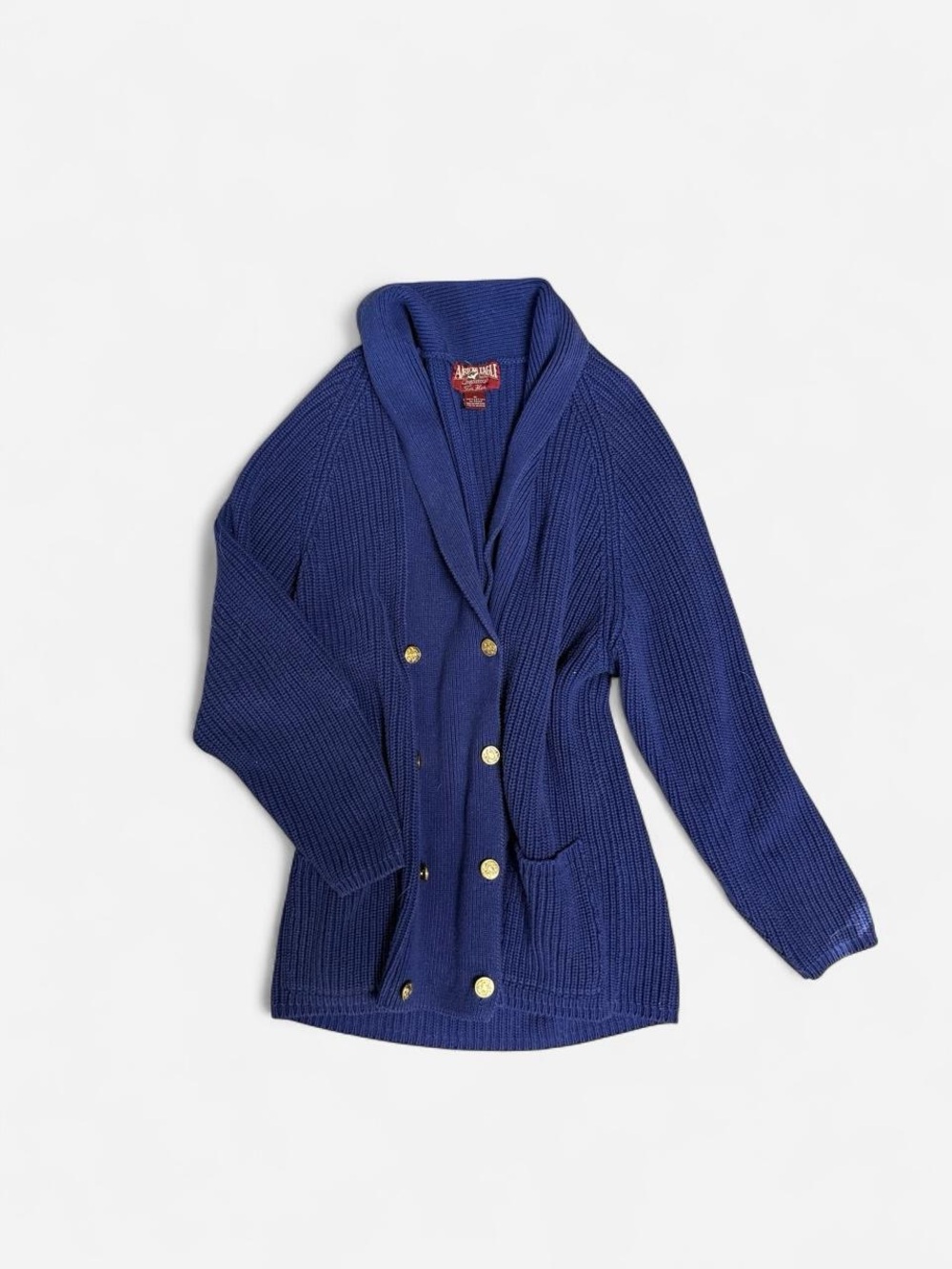 Vintage 90’s American eagle royal blue cardigan with buttons